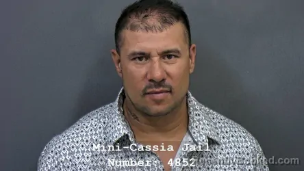 Mugshot of Xxxx Cruz booked in Cassia County, Idaho on August 21, 2026