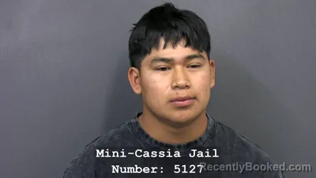 Mugshot of Xxxx Hernandez Perez booked in Cassia County, Idaho on August 24, 2026