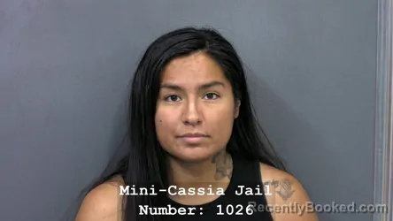 Mugshot of Xxxx Mejia booked in Cassia County, Idaho on August 25, 2026
