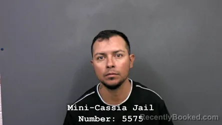 Mugshot of Xxxx Cabrera Mata booked in Cassia County, Idaho on August 30, 2026