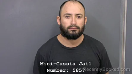 Mugshot of Xxxx Cervantes Arriola booked in Cassia County, Idaho on September 3, 2026