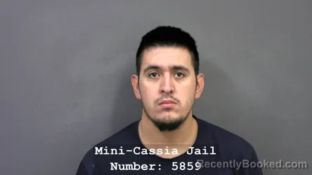 Mugshot of Xxxx Alcaraz-Hernandez booked in Cassia County, Idaho on September 3, 2026