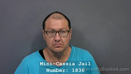 Mugshot of Xxxx Terkildsen booked in Cassia County, Idaho on September 3, 2026