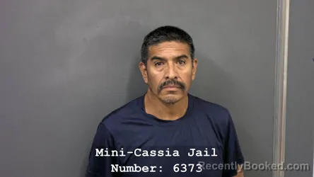 Mugshot of Xxxx Gonzalez-Mendez booked in Cassia County, Idaho on September 9, 2026