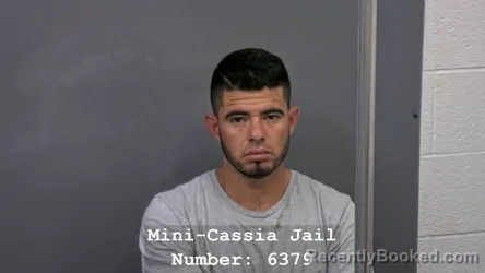 Mugshot of Xxxx Camacho Ramirez booked in Cassia County, Idaho on September 9, 2026