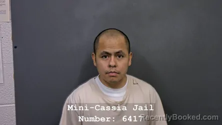 Mugshot of Xxxx Velasquez-Meza booked in Cassia County, Idaho on September 10, 2026