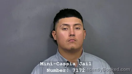 Mugshot of Xxxx Valentin Ortiz booked in Cassia County, Idaho on September 27, 2026