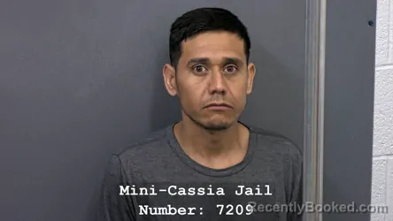 Mugshot of Xxxx Perez Rodriguez booked in Cassia County, Idaho on September 28, 2026