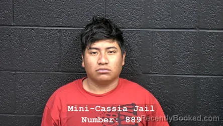 Mugshot of Xxxx Gonzalez Perdones booked in Cassia County, Idaho on October 25, 2026