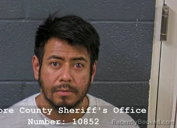 Mugshot of Jose Agustine Vazquez De Leon booked in Elmore County, Idaho on August 28, 2026