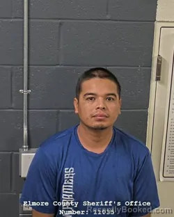 Mugshot of Abdiel Vicente Camargo Garcia booked in Elmore County, Idaho on September 2, 2026