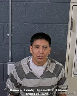 Mugshot of Diego Rodolfo Tum Quinillo booked in Elmore County, Idaho on September 3, 2026