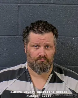 Mugshot of William Thomas Nugent booked in Elmore County, Idaho on October 2, 2026