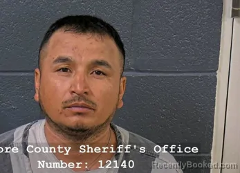 Mugshot of Rafael Cansino Ortiz booked in Elmore County, Idaho on October 3, 2026