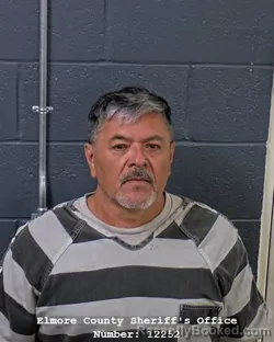 Mugshot of Placido Barrientos Ortega booked in Elmore County, Idaho on October 6, 2026