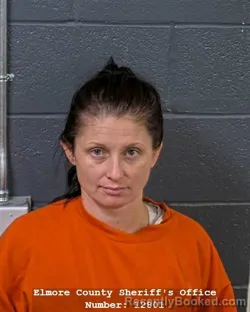 Mugshot of Cassie Lee Yoakum booked in Elmore County, Idaho on October 23, 2026