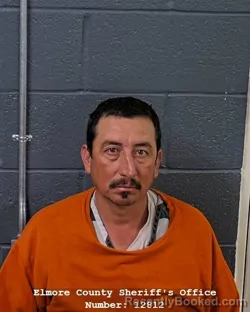 Mugshot of Norberto Landeros-Medina booked in Elmore County, Idaho on October 23, 2026