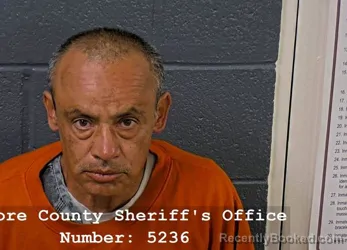 Mugshot of Juan Carlos Garcia booked in Elmore County, Idaho on October 1, 2026