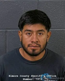 Mugshot of RONALDO ARIEL CHILEL HERNANDEZ booked in Elmore County, Idaho on July 6, 2026