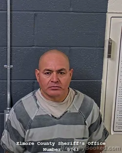 Mugshot of DANIEL CALDERON-SIERRA booked in Elmore County, Idaho on July 6, 2026