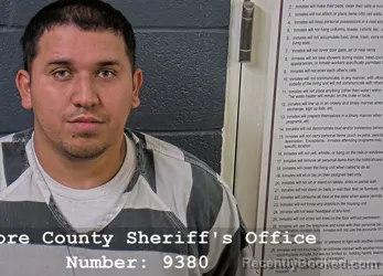 Mugshot of NESTOR IVAN PRADA TORRES booked in Elmore County, Idaho on July 23, 2026