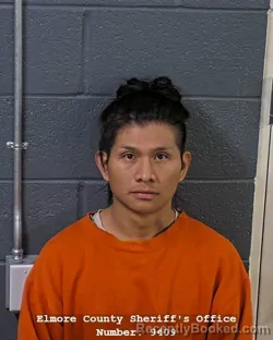 Mugshot of MIGUEL HERNANDEZ GUTIERREZ booked in Elmore County, Idaho on July 30, 2026