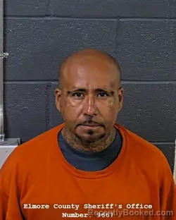 Mugshot of ERNESTO CORRALES-JIMENEZ booked in Elmore County, Idaho on July 29, 2026