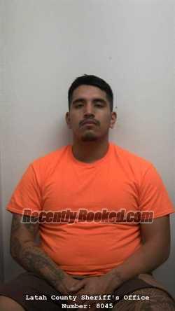 Booking photo from Latah County, Idaho