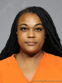 Mugshot of Latifah Shaneka Thompson booked in York County, South Carolina on August 21, 2026