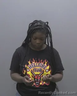 Mugshot of CAZARIA MONIQUE RUSSELL booked in Alamance County, North Carolina on April 25, 2026