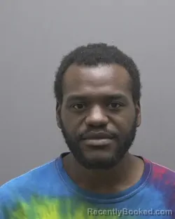 Mugshot of Keyshaun Dammarius Napier booked in Alamance County, North Carolina on October 1, 2026