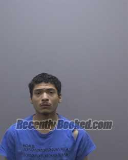 Booking photo from Alamance County, North Carolina