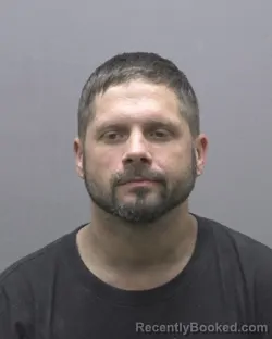 Mugshot of Dustin Keith Flynn booked in Alamance County, North Carolina on August 6, 2026