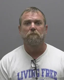 Mugshot of Jason Alan Jeffries booked in Alamance County, North Carolina on August 21, 2026