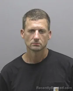 Mugshot of Brian David Skeslock booked in Alamance County, North Carolina on August 20, 2026