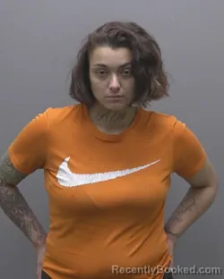 Mugshot of Serena Kausch booked in Alamance County, North Carolina on August 18, 2026