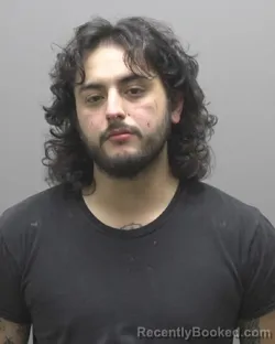 Mugshot of Damian Giovanny Ortiz booked in Alamance County, North Carolina on October 24, 2026