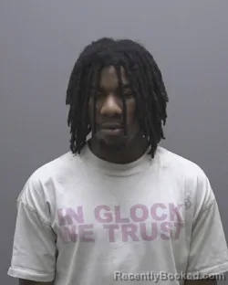 Mugshot of Rashawn Jahlil Brown booked in Alamance County, North Carolina on October 14, 2026