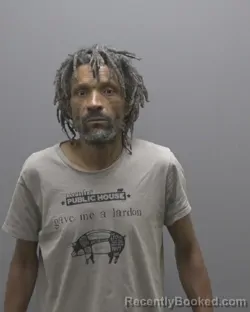 Booking photo from Alamance County, North Carolina