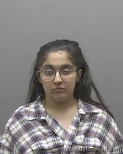 Mugshot of Perla Gutierrez booked in Alamance County, North Carolina on October 25, 2026