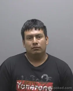 Mugshot of Alan Torres Vargas booked in Alamance County, North Carolina on August 3, 2026