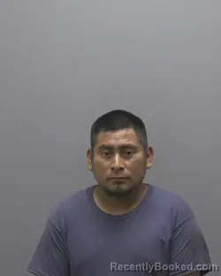 Mugshot of Gilberto Velasquez-Garcia booked in Alamance County, North Carolina on August 8, 2026
