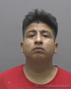 Mugshot of Jose De Jesus Uriel booked in Alamance County, North Carolina on August 11, 2026