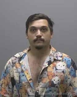 Mugshot of Sean Daniel Huffman booked in Alamance County, North Carolina on August 26, 2026