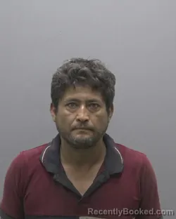 Mugshot of Andres Berumen-Belmontes booked in Alamance County, North Carolina on August 28, 2026