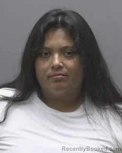 Mugshot of Denise Pache Pacheco-Matias booked in Alamance County, North Carolina on October 4, 2026