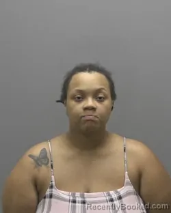 Mugshot of Darricka Denise Higgins booked in Alamance County, North Carolina on October 9, 2026