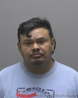 Mugshot of Reinaldo Jesus Arias Perozo booked in Alamance County, North Carolina on October 16, 2026