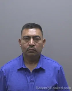 Mugshot of Marino Banda Rodriguez booked in Alamance County, North Carolina on October 23, 2026