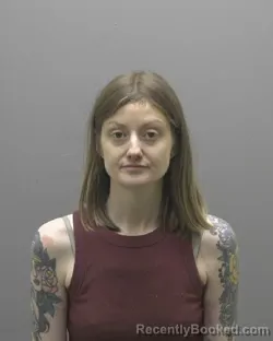 Mugshot of Natalie Marie Russell booked in Alamance County, North Carolina on October 23, 2026
